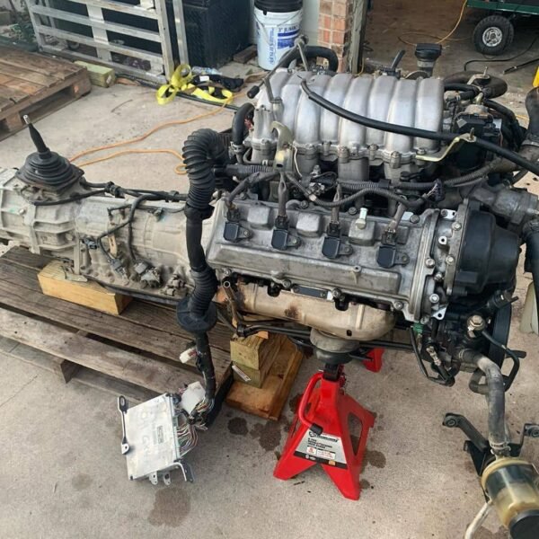 JDM 2UZ Lexus Complete Engine with Transmission - Image 5