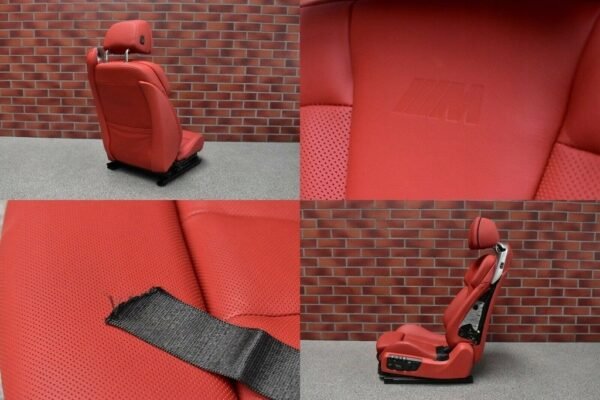 BMW M6 F06 complete interior with set of red seating sofa - Image 8