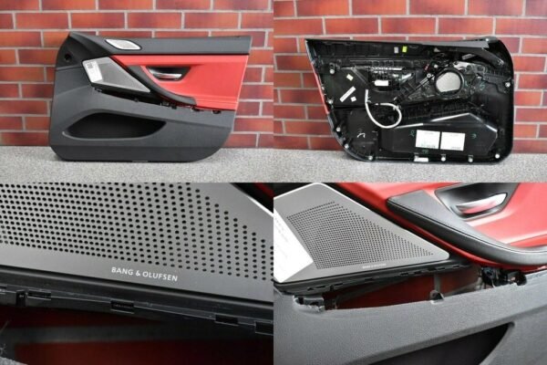 BMW M6 F06 complete interior with set of red seating sofa - Image 2