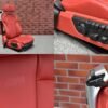BMW M6 F06 complete interior with set of red seating sofa - Image 7