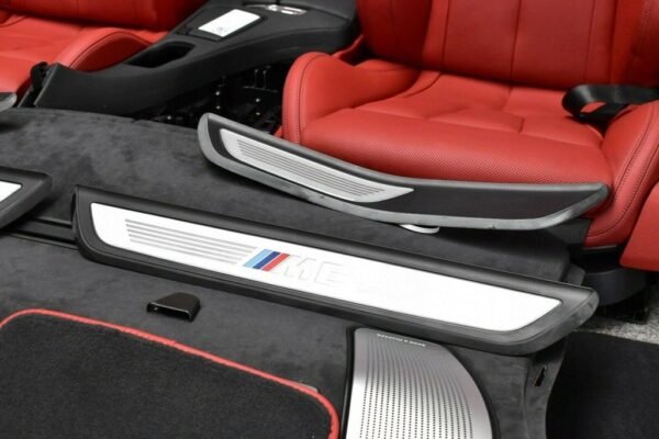 BMW M6 F06 complete interior with set of red seating sofa - Image 3