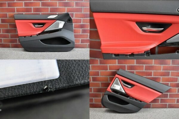 BMW M6 F06 complete interior with set of red seating sofa - Image 11