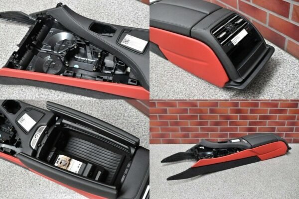 BMW M6 F06 complete interior with set of red seating sofa - Image 4