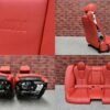 BMW M6 F06 complete interior with set of red seating sofa - Image 6