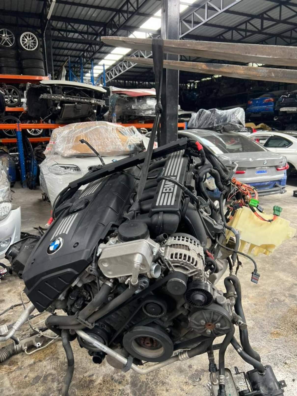 Used BMW N52B30 engine with 68,000 km